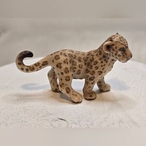 Schleich Jaguar Cub Leopard Spotted Cat Animal Figure 2008 Retired~ Read Details
